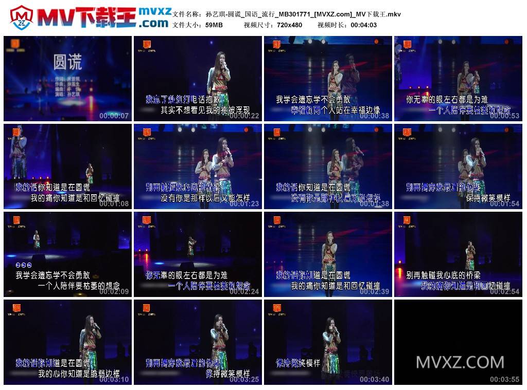 孙艺琪-圆谎_国语_流行_MB301771